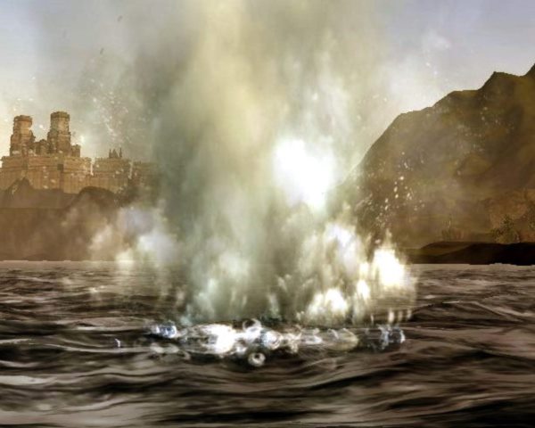 фонтан бьющей воды archeage
